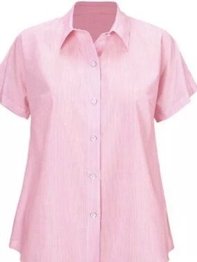 Cabi Pip Top #5789 Short-Sleeve Button-Up Shirt